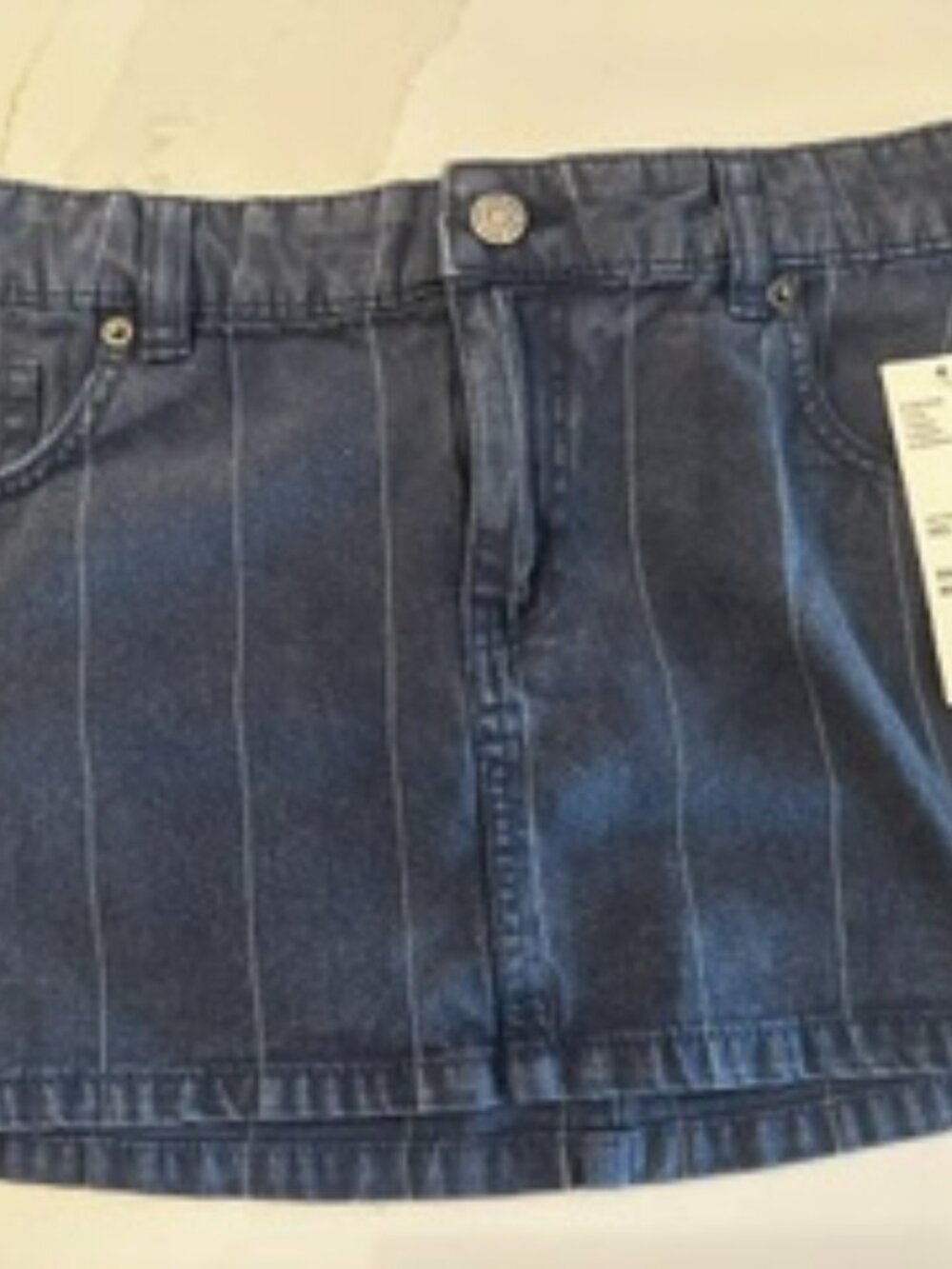 Mini Jean Skirt